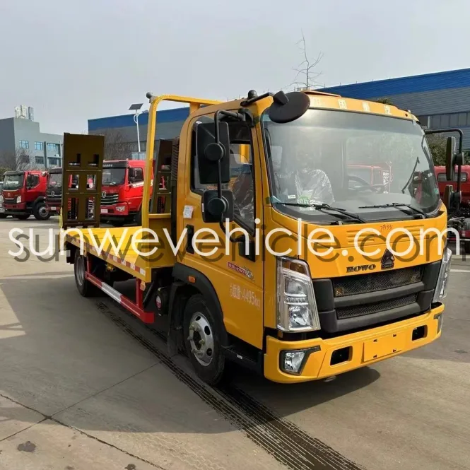 HOWO Flatbed Tow Truck