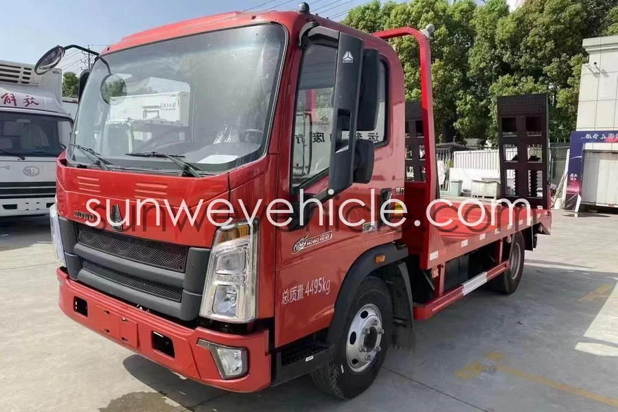HOWO Flatbed Tow Truck