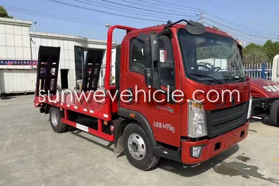 HOWO Flatbed Tow Truck